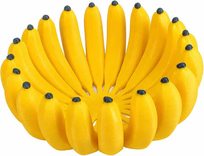 3D Printed Banana Fruit Bowl for Kitchen & Home Decor