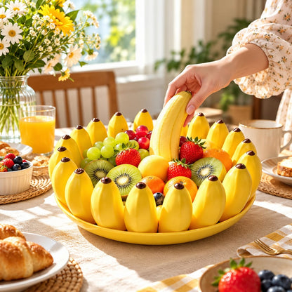 3D Printed Banana Fruit Bowl for Kitchen & Home Decor