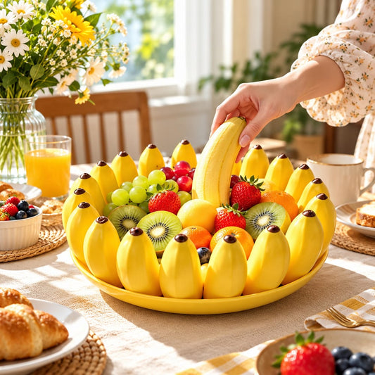 3D Printed Banana Fruit Bowl for Kitchen & Home Decor