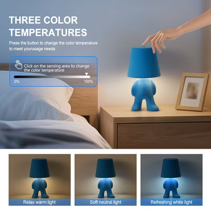 Colorful Plush Cartoon Desk Lamp & Bedside Night Light