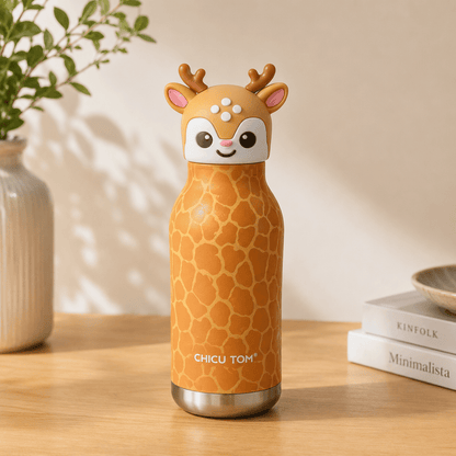 Cute Animal Stainless Steel Thermos Water Bottle for Kids
