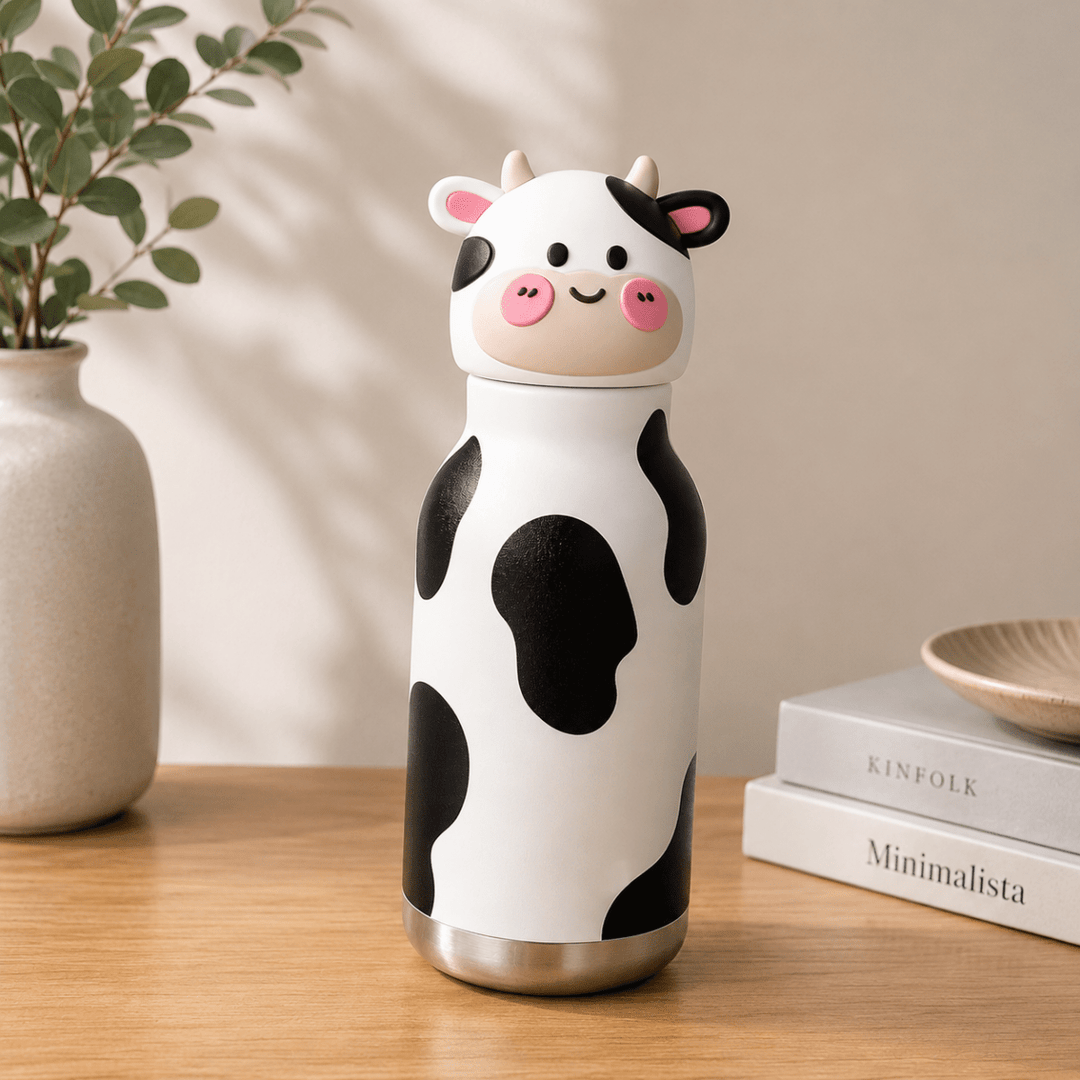Cute Animal Stainless Steel Thermos Water Bottle for Kids