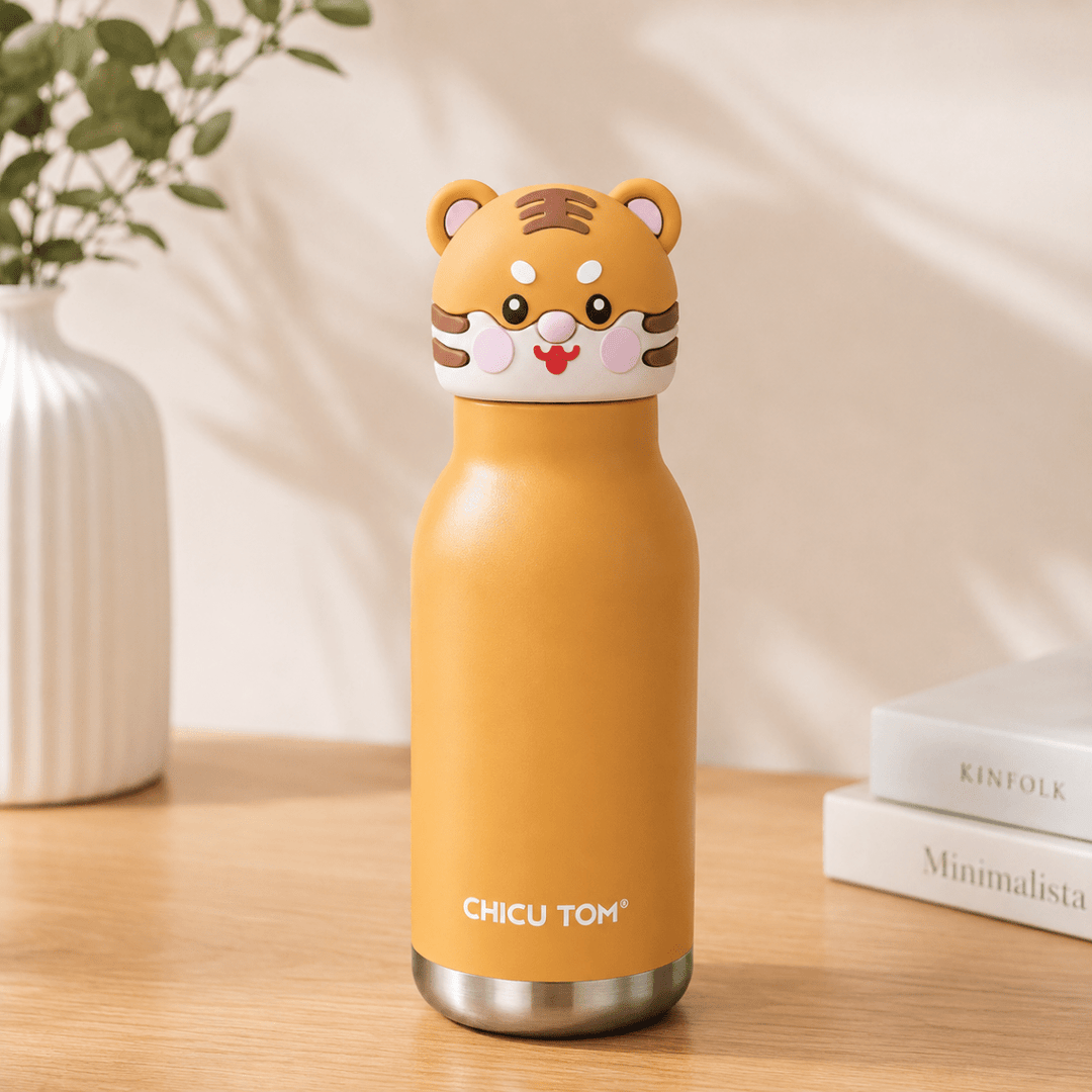 Cute Animal Stainless Steel Thermos Water Bottle for Kids