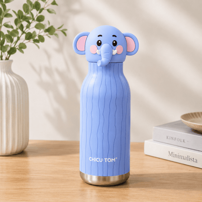 Cute Animal Stainless Steel Thermos Water Bottle for Kids