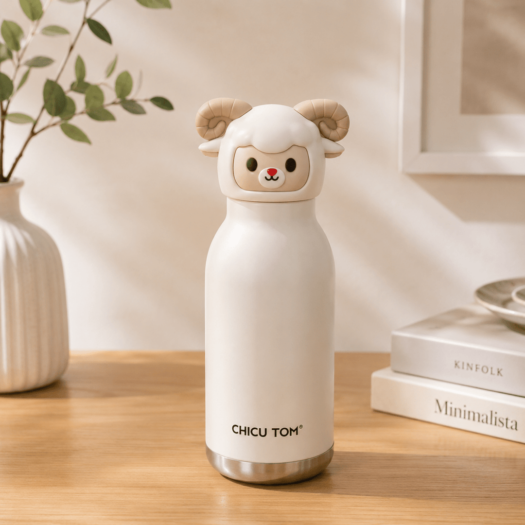 Cute Animal Stainless Steel Thermos Water Bottle for Kids