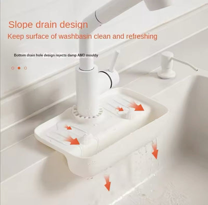 Silicone Sink Drain Faucet Rack