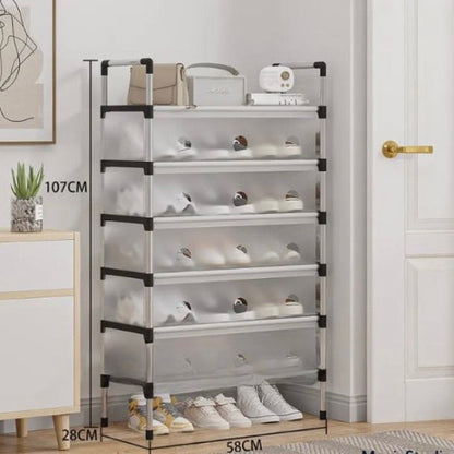 Shoe Rack, Dustproof Shoe Cabinet Storage Shelf