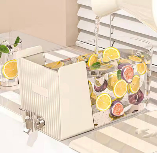 5.3L Refrigerator Drink Dispenser, Leakproof Beverage Drink Container