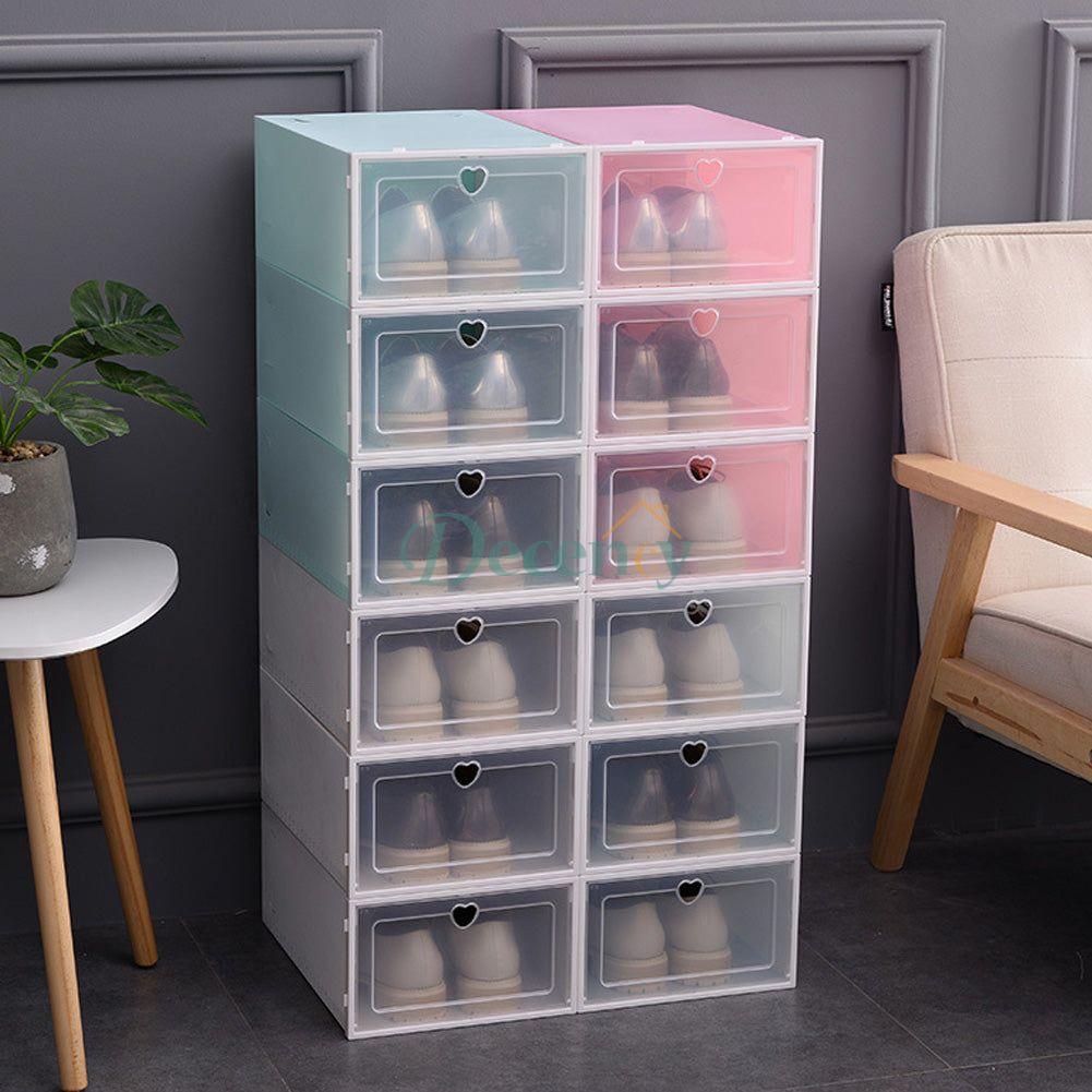 Stackable Shoe Storage Organizer (1 Box)