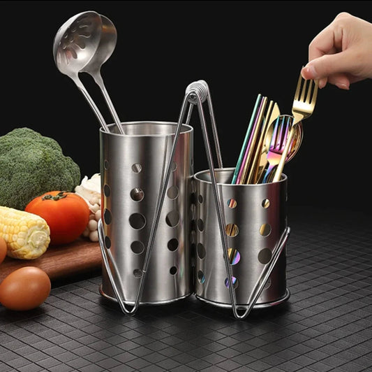 Stainless Steel Cutlery Holders with Comfort Handle