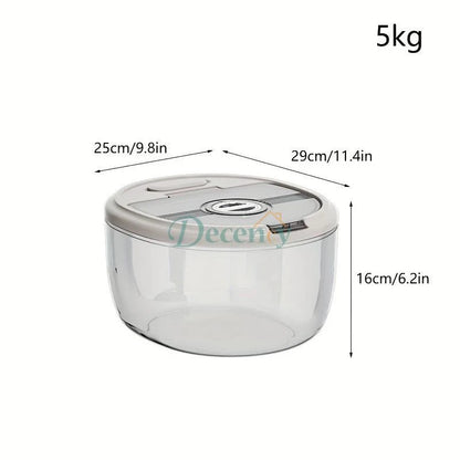 Plastic Rice Bin Dispenser Storage Container