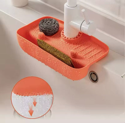 Silicone Sink Drain Faucet Rack