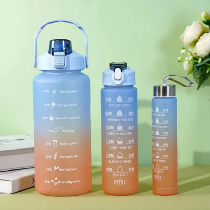 3 Pcs Sports Water Bottle