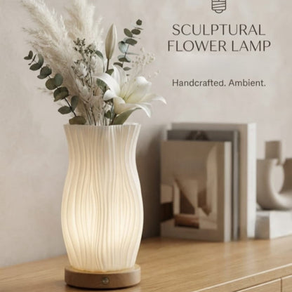 LED Flower Vase Lamp for Home Decor