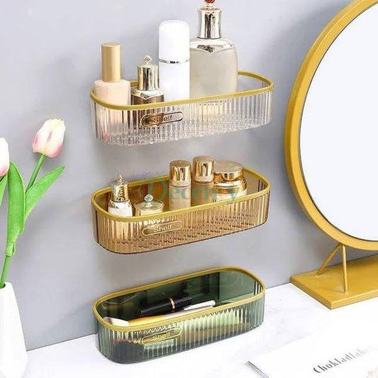 Acrylic Luxury Wall Mounted Rectangle  Shelf