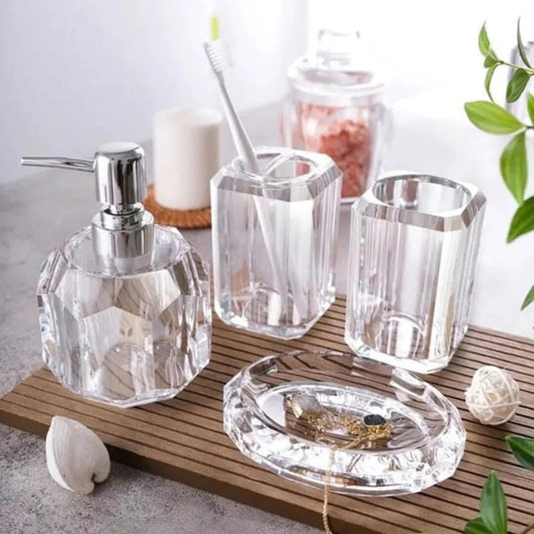 4 Pcs Bathroom Set (high Quality)