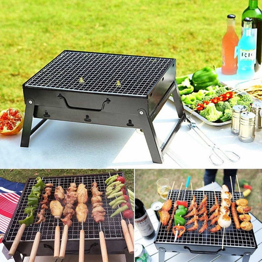 Portable & Foldable BBQ Grill Space Saver