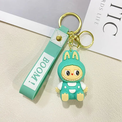Labubu Mobile Phone Pendant Keychain 1-Pcs