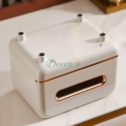Elegant Tissue Box With Magnetic Opening
