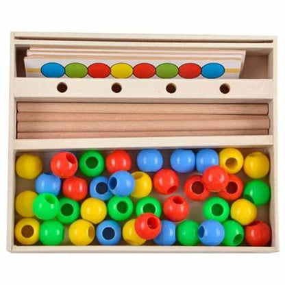 Wooden Puzzle Beaded Box