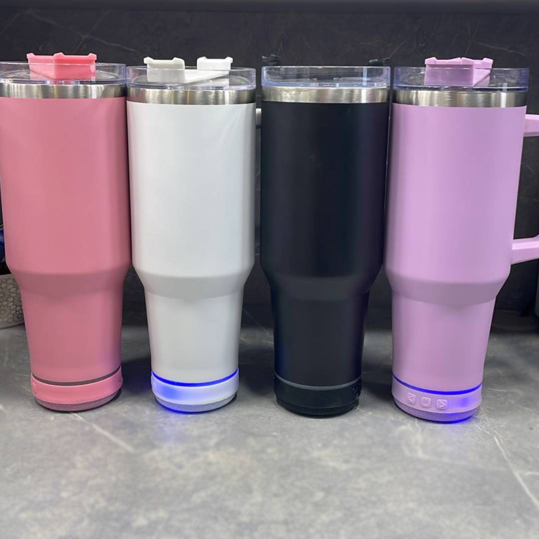 Bluetooth Speaker Stainless Steel Tumbler Bluetooth