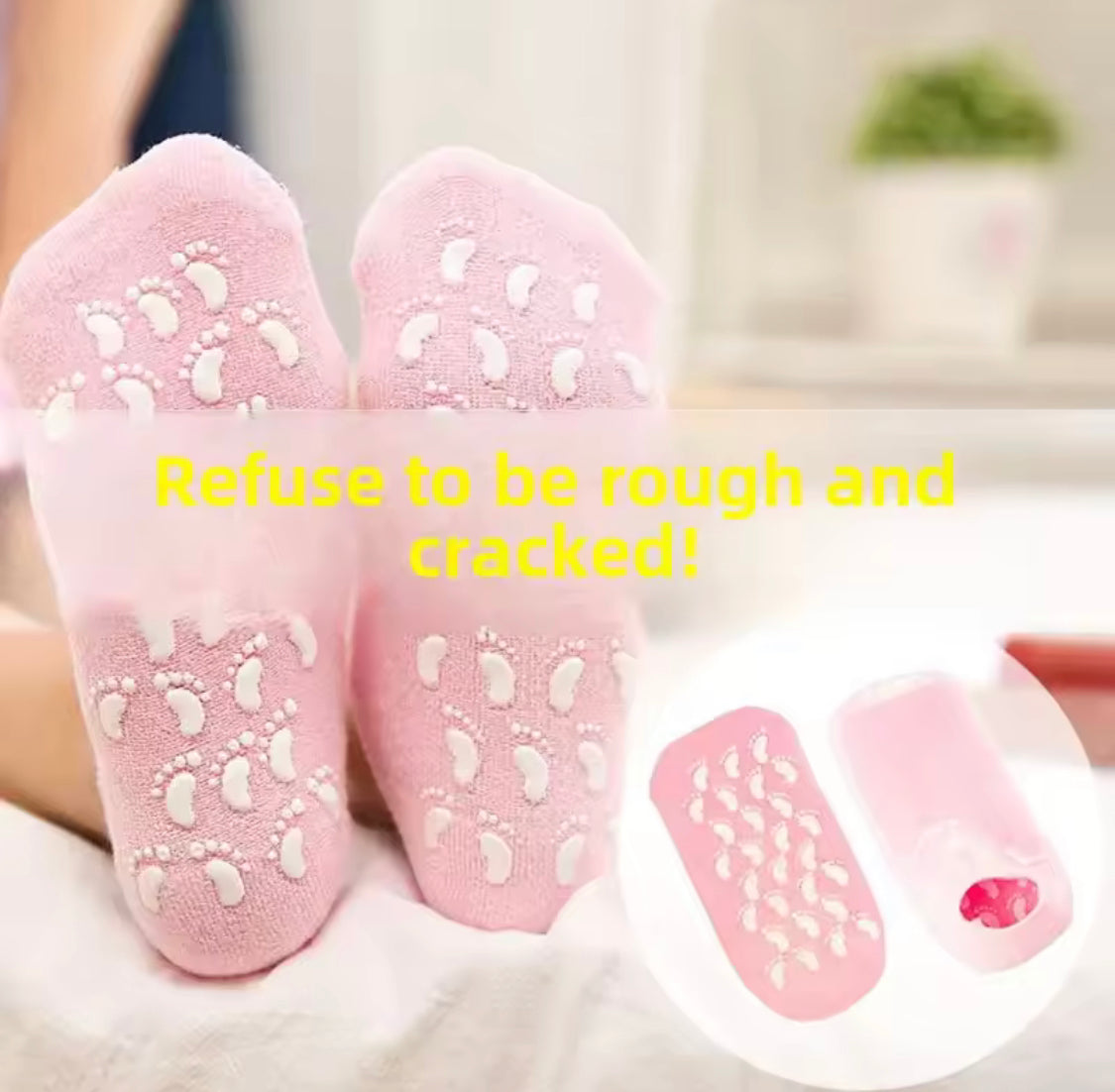 Foot Spa Gel Moisturising Anti Cracked Socks