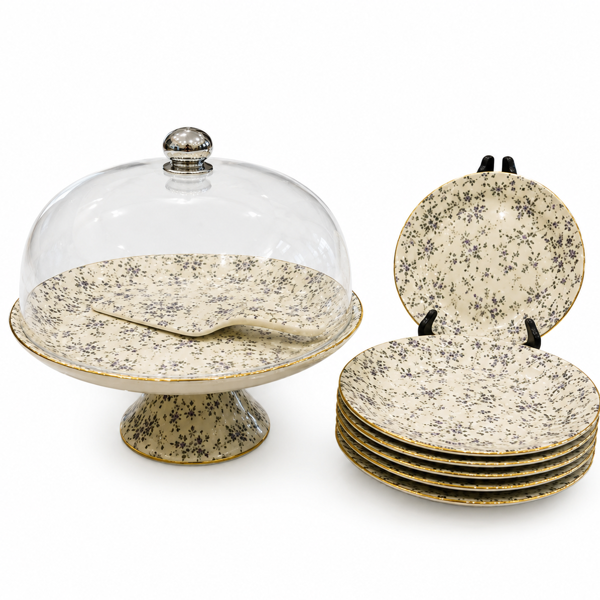 Royal Albert Luxe 9-Piece Cake Serving Sets ( 12 )