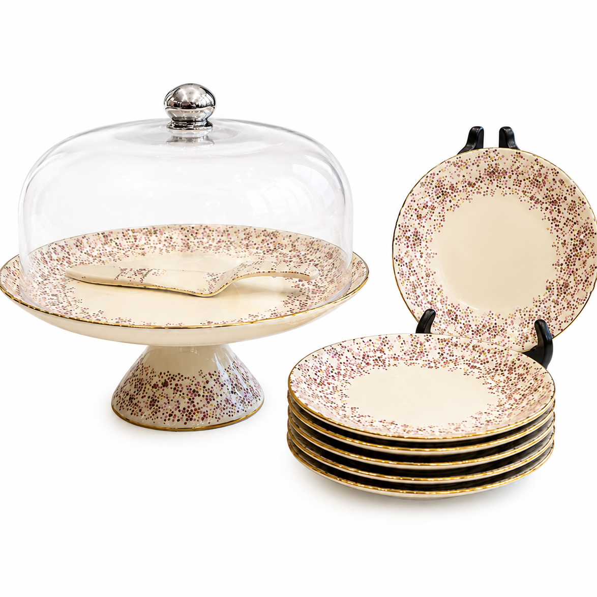 Royal Albert Luxe 9-Piece Cake Serving Sets ( 14 )