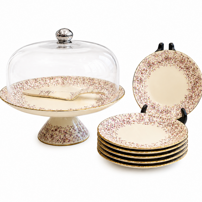 Royal Albert Luxe 9-Piece Cake Serving Sets ( 14 )