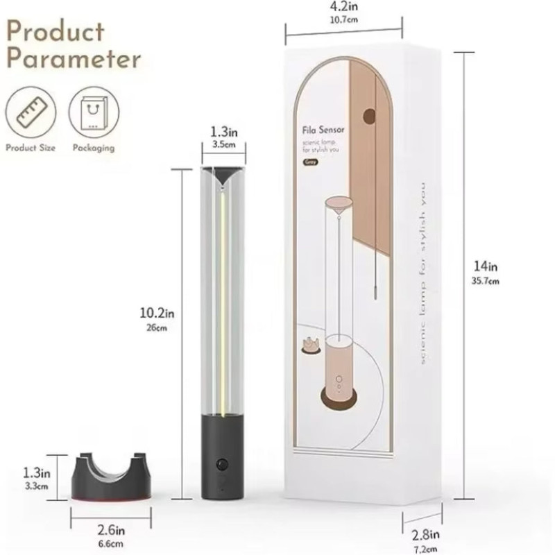 Touchable Cordless Desk Light