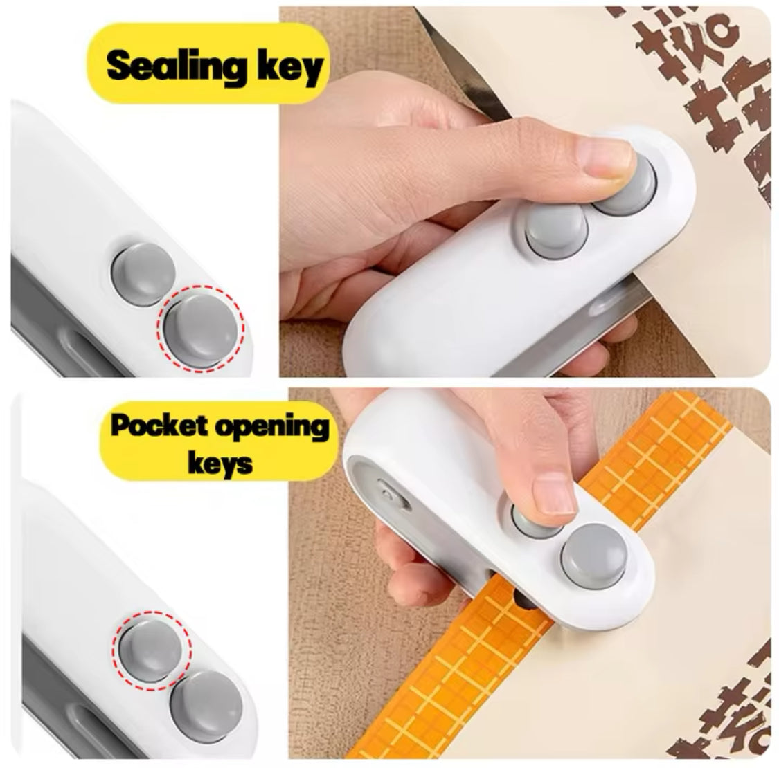 Rechargeable Plastic Bag Sealing Machine