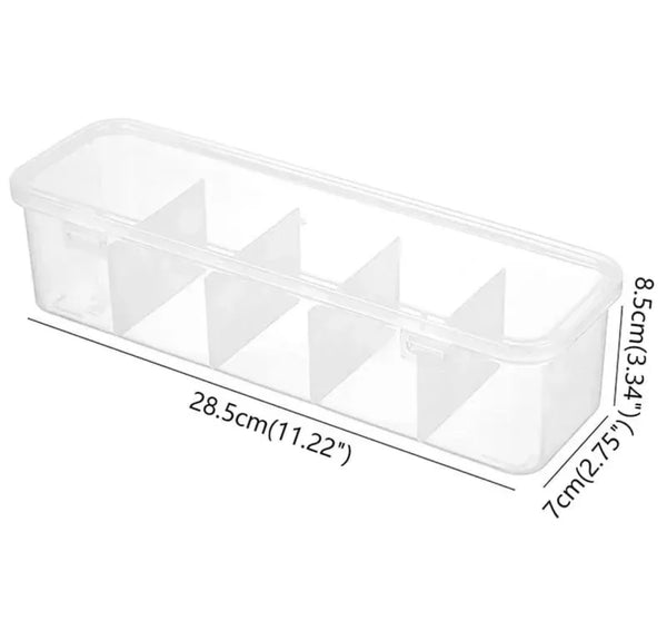 5  Grid Compartments Organizer