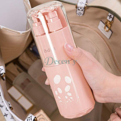  5-in-1 Portable Travel Wash Set Compact & Leak-Proof Travel Toiletry Organizer