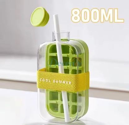 2 In 1 Ice Maker Ice Cube Bottle