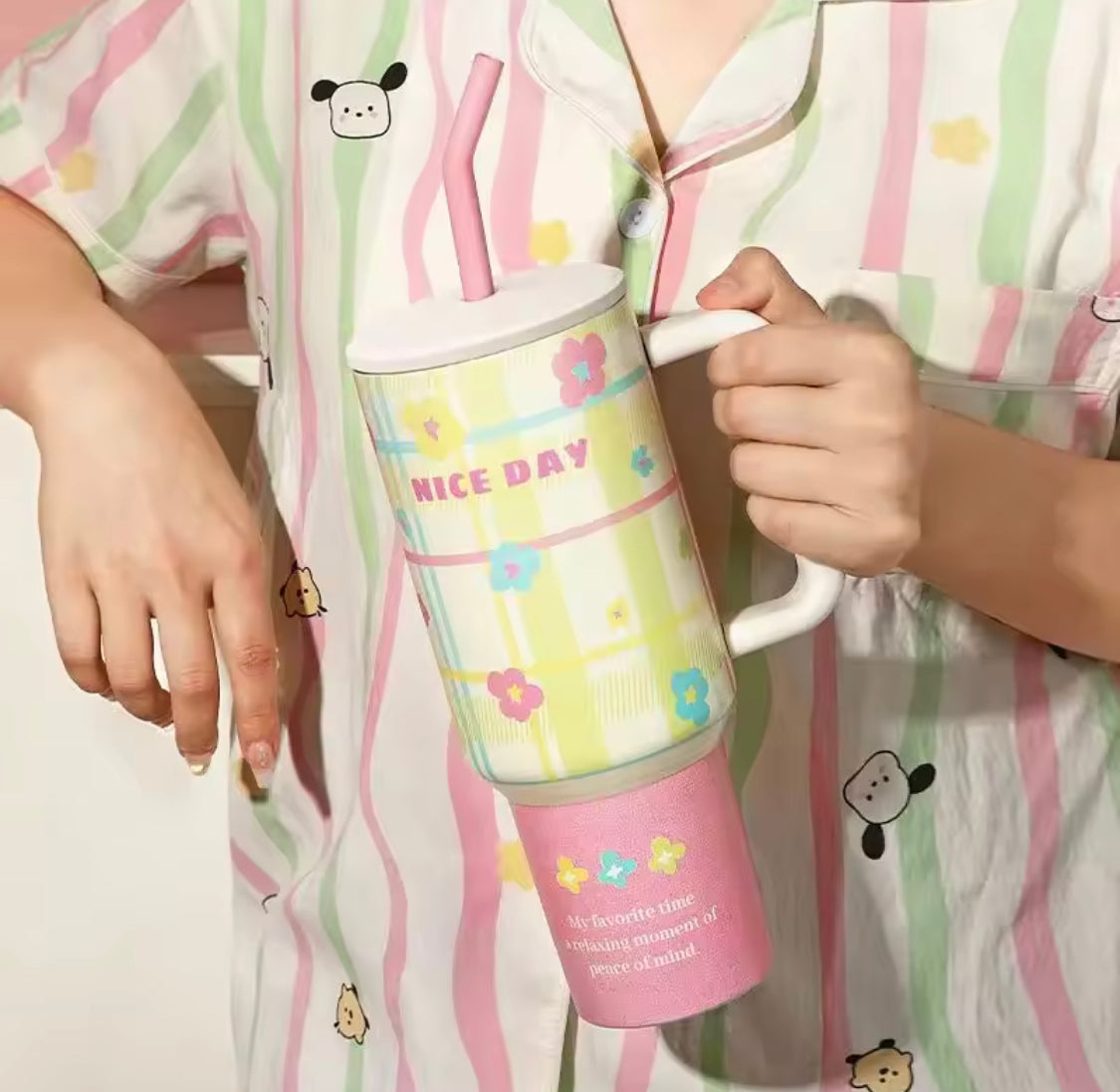 1200ml Printed Stainless Steel Tumbler