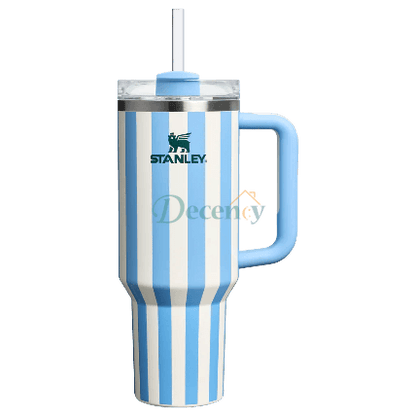 Stanley Quencher H2.0 Tumbler 40 oz  - Cornflower cabana Gloss