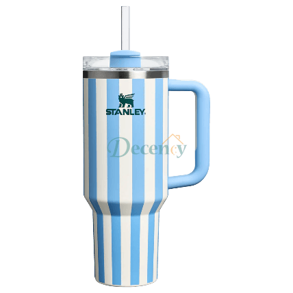 Stanley Quencher H2.0 Tumbler 40 oz  - Cornflower cabana Gloss