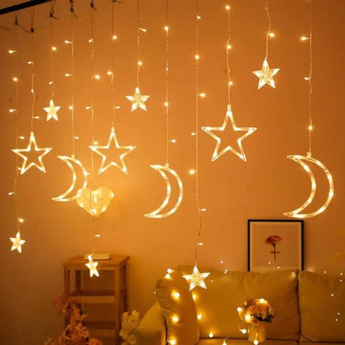 Moon Star LED String Lights Curtain String Lights