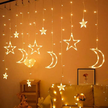 Moon Star LED String Lights Curtain String Lights