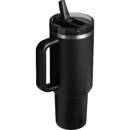 The Quencher ProTour Flip Straw Tumbler | 40 OZ - Black 2.0