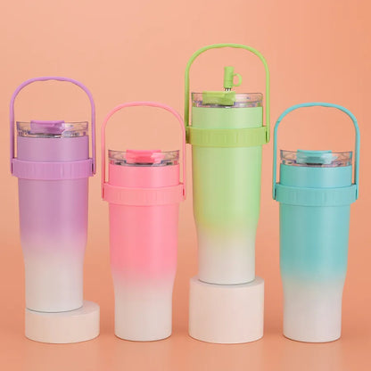 40oz Cute Tumbler Cup with Straw Lid