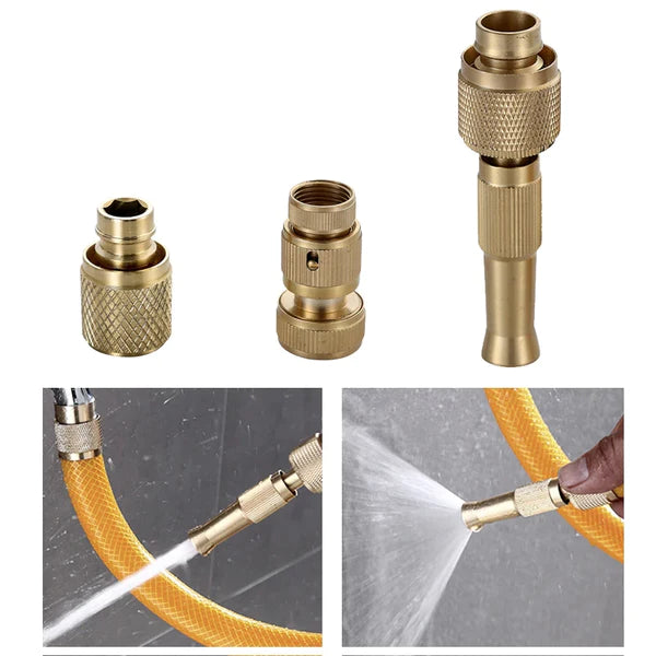 High Pressure Water Gun Direct Injection Water Hose Copper Joint Conversion Head Watering Car Wash