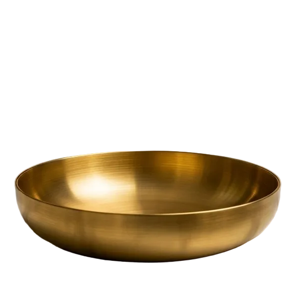 Luxury Gold Stainless Steel Seasoning & Serving Dish – 19cm