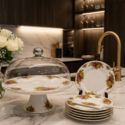 Royal Albert Luxe 9-Piece Cake Serving Sets ( 05 )