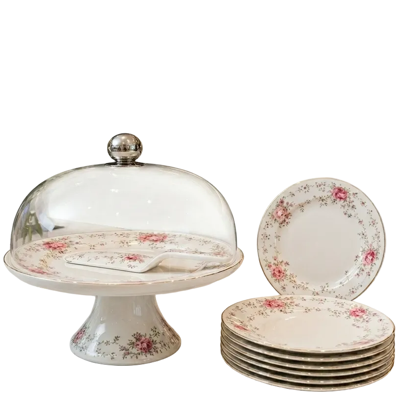 Royal Albert Luxe 9-Piece Cake Serving Sets ( 07)