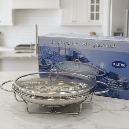 Stainless Steel Food Warmer Dish (Oval)