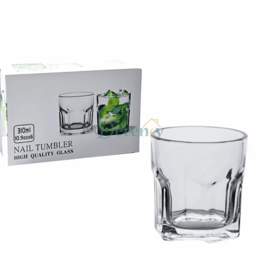 300ml Crystal Shine Drinking Glass – Elegant Everyday Drinkware