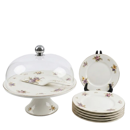 Royal Albert Luxe 9-Piece Cake Serving Sets ( 06 )