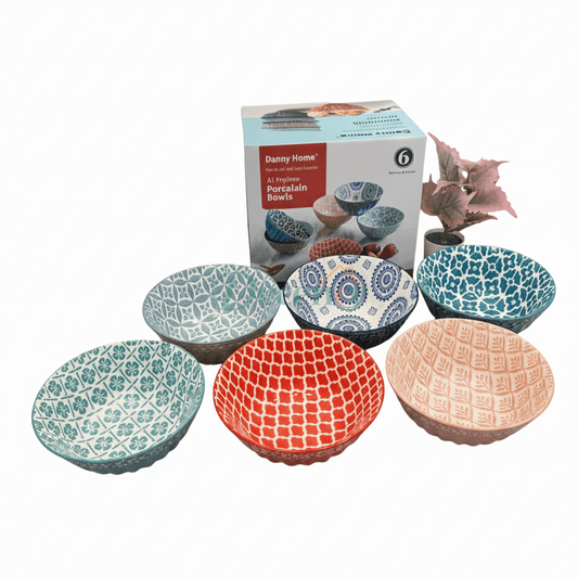 Danny Home Multicolour Soup Bowl (6Pcs)