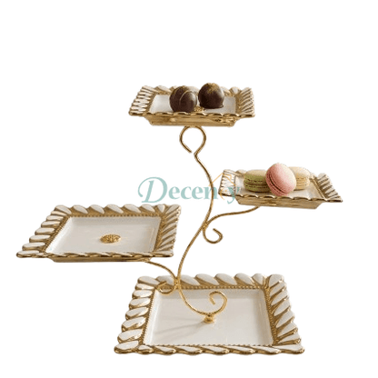 Luxury Floral Party Serving Stand – 3 Tier